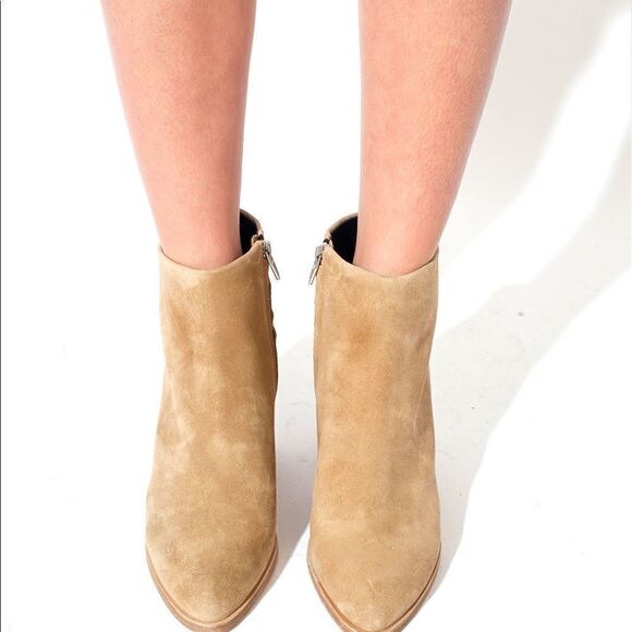 Alexander Wang Gabi Suede Booties in Almond - Picture 12 of 12